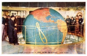 New York  City , Globe in the News Building