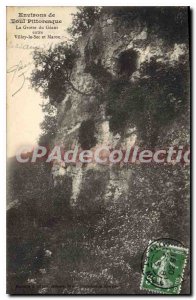 Old Postcard Toul Quaint Cave Du Geant Villey-le-Sec Maron