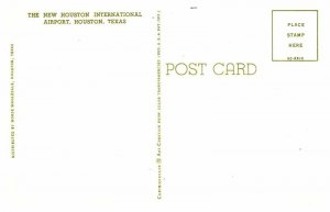 Postcard AIRPORT SCENE Houston Texas TX AT1019