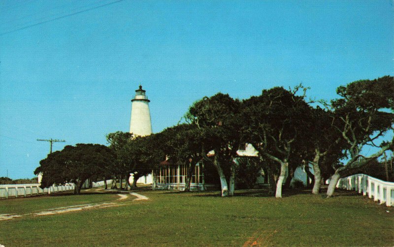 Postcard Ocracoke Lighthouse North Carolina's Outer Banks