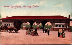 Postcard Concert Pavilion at Humboldt Park, Chicago, Illinois