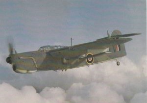 Hawker Tempest II 2 Bristol Centaurus Military War Plane Aircraft Photo Postcard