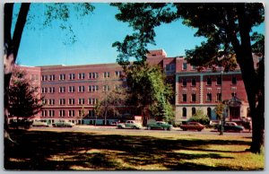 Postcard Hartford Connecticut CT St. Francis Hospital 1950s Chrome Vtg