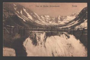 114736 Norge NORWAY Foss ved Myrdal BERGENSBANEN Vintage PC