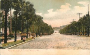 Postcard Florida Daytona Ocean Boulevard Seabreeze Morris undivided 23-2568