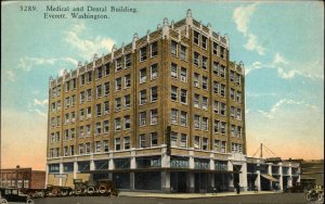 Everett Washington WA Medical and Dental Building Vintage Postcard