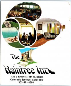 Postcard - The Raintree Inn - Colorado Springs, Colorado