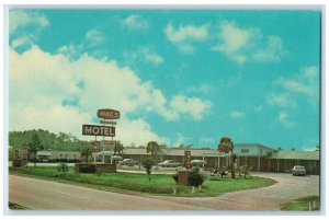 c1950's Mac's Modern Brick Motel South of Florence South Carolina SC Postcard