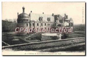 Postcard Old St Germain Beaupre The Facade Du Chateau