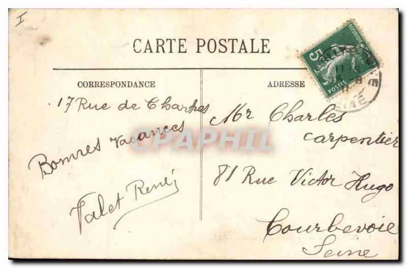 Postcard Old Paris Basin 1 Tuileries