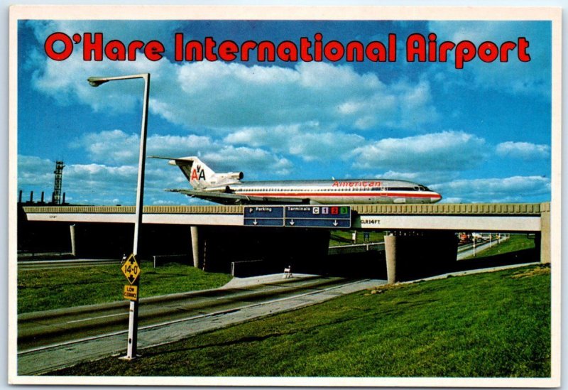 Postcard - O'Hare International Airport - Chicago, Illinois 