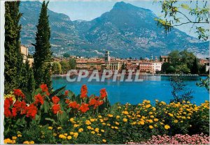 Modern Postcard Lake Garda Riva