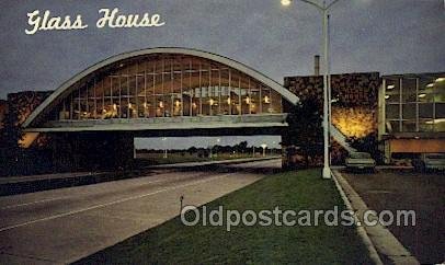 Tulsa Oklahoma USA Glass House Restaurant 1970 light wear close to grade 2, p...