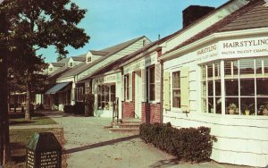 Vintage Postcard Community Shopping Center Stony Brook Long Island New York NY