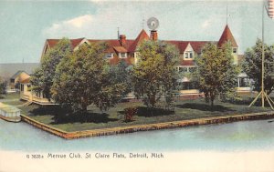 Saint Clair Flats Mervue Club Detroit MI 