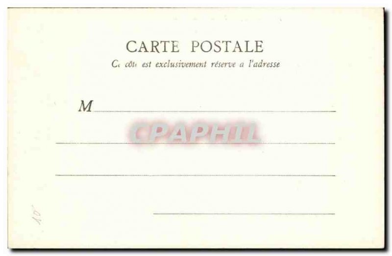 Chateau Larcher Old Postcard L & # 39eglise
