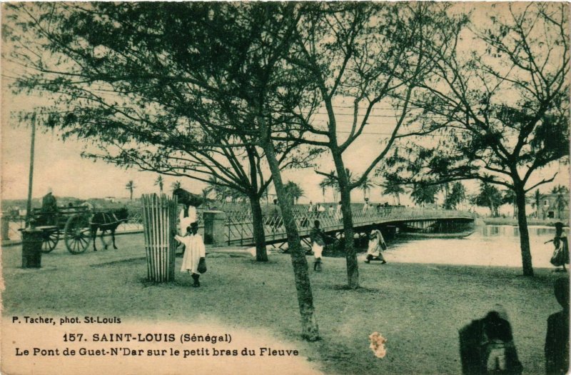 CPA AK Saint-Louis - Le Pont de Guet-N'Dar SENEGAL (778544)