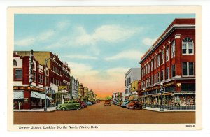 NE - North Platte. Dewey Street looking North circa 1941