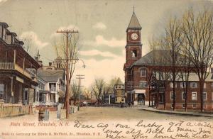 Hinsdale New Hampshire Main Street Scene Historic Bldgs Antique Postcard K36444