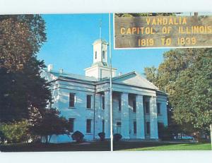 Unused Pre-1980 STATEHOUSE Vandalia - Near Effingham Illinois IL G0149@