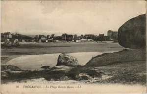 CPA TREGASTEL La Plage Sainte Anne (1165281)