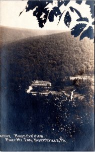 RPPC PA Fayettville - Piney Mt. Inn - AZO 1918-1930 Bird's Eye View