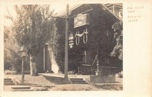 Real Photo Postcard Ox Yoke Inn in Amana, Iowa~124321