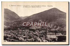 Postcard Old Embrun general view at the bottom of the Valley Crevoux Parpaill...