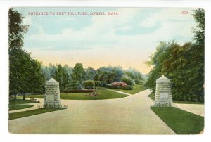 MA - Lowell. Fort Hill Park Entrance