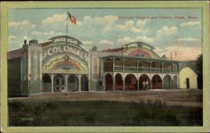 Onset Cape Cod MA Colonial Vaudeville Theatre & Casino c1910 Postcard