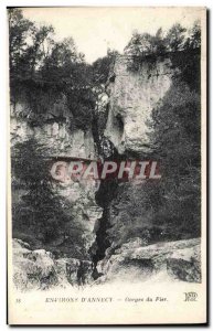 Old Postcard vicinity D & # 39Annecy Gorges du Fier