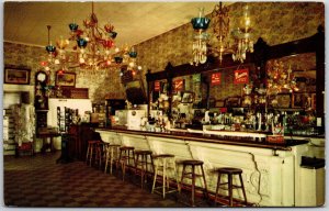 The Famous Crystal Bar Virginia City Nevada Featured In Life Magazine Postcard