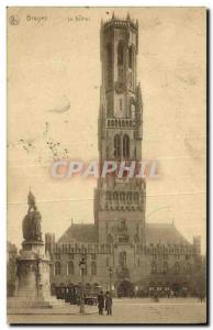 Old Postcard Bruges Beffrel