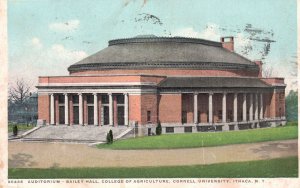 Vintage Postcard 1923 Auditorium Bailey Hall College of Agriculture Ithaca NY