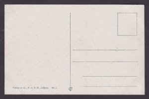 Augsburg Germany postcard Vor dem roten Tor church city wall park