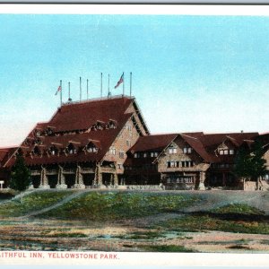 c1910s J.E. Haynes Old Faithful Inn Hotel Exterior, Yellowstone Park #17321 A222