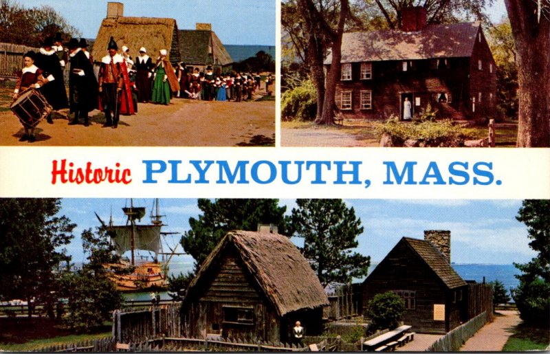 Massachusetts Historic Plymouth Multi View