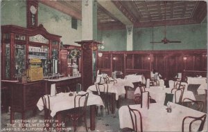 Postcard Section of Buffet Edelweiss Cafe Denver CO