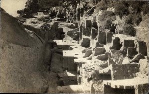 Mesa Verde Colorado CO Indigenous Cliff Palace Real Photo Vintage Postcard