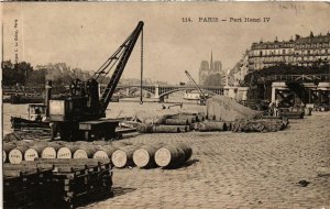 CPA PARIS (4e) Port Henri IV (564439)