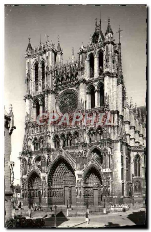 Modern Postcard Amiens Cathedral View D & # 39Ensemble