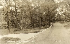 PC CPA US, WI, HUDSON, PROSPECT PARK, VINTAGE REAL PHOTO POSTCARD (b6929)