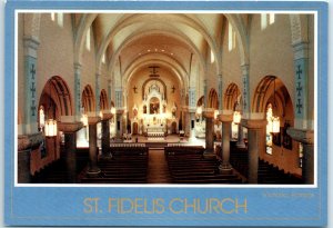 M-35233 Interior St Fidelis Church Cathedral of the Plains Victoria Kansas