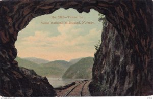 BOLSTAD, Norway, 1900-1910s; Tunnel On Vosse Railroad