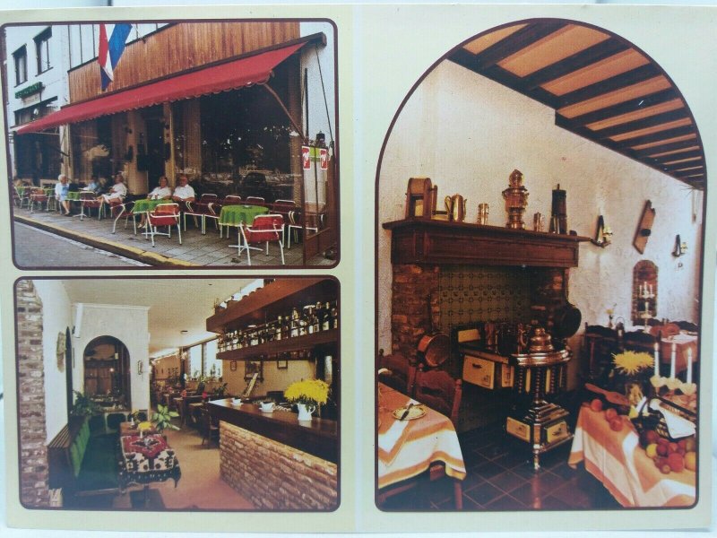 Vintage Postcard Multiview Hotel Lennards Valkenburg aan de Geul Netherlands