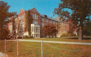 East Lansing MI   UNION BUILDING Michigan State University  1965 Chrome Postcard