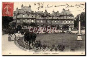 Paris Old Postcard Luxembourg Palace