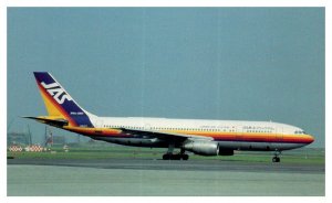 Japan Air System Airbus A300B2K at Tokyo Japan Airplane Postcard