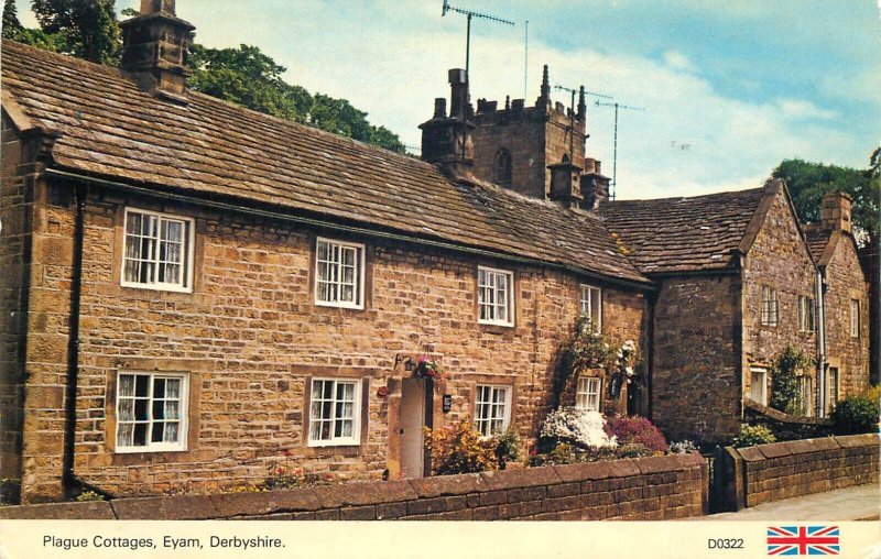 UK England Derbyshyre Plague Cottages Eyam