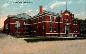 Postcard IL Decatur Y. M. C. A. Building Publ. C.T. Photochrom C.1910 M19